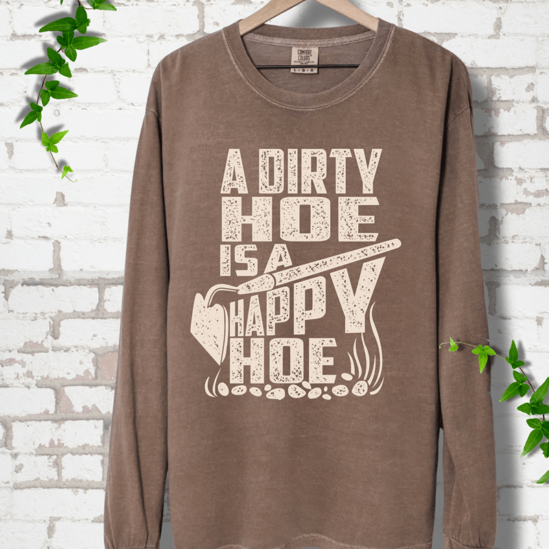 Happy Hoe LS T-Shirt