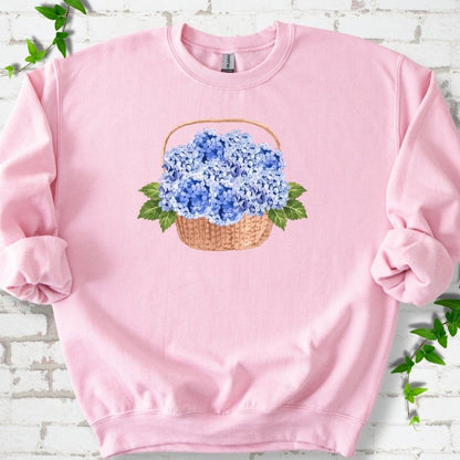 Hydrangea Basket Sweatshirt