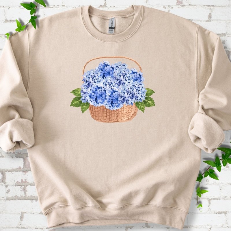 Hydrangea Basket Sweatshirt