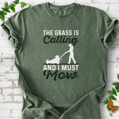 I Must Mow Lady T-Shirt