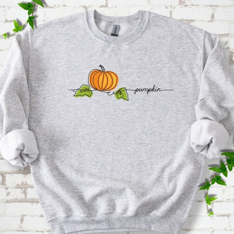Minimalist Pumpkin Sweatshirt