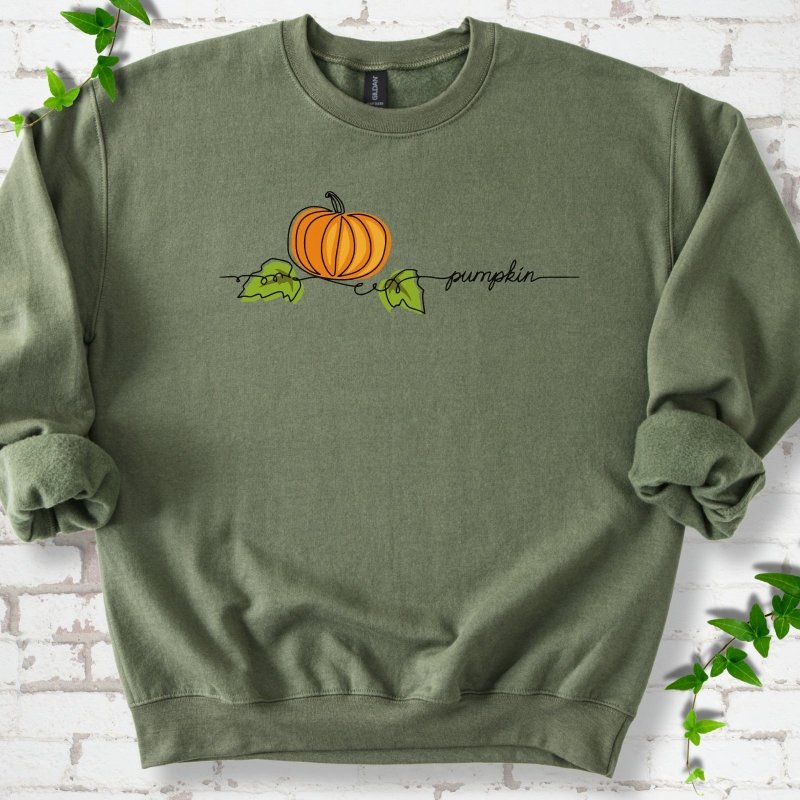 Minimalist Pumpkin Sweatshirt
