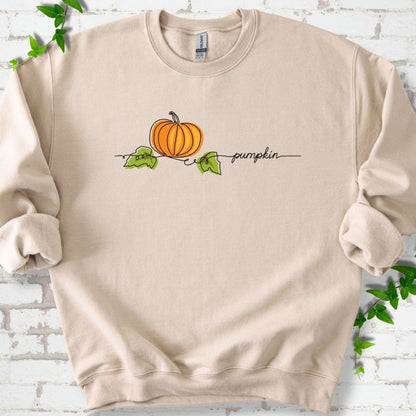 Minimalist Pumpkin Sweatshirt