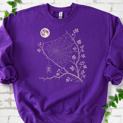 Moonlit Spider Web Sweatshirt