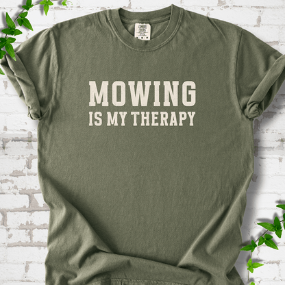 Mowing Is My Therapy T-Shirt