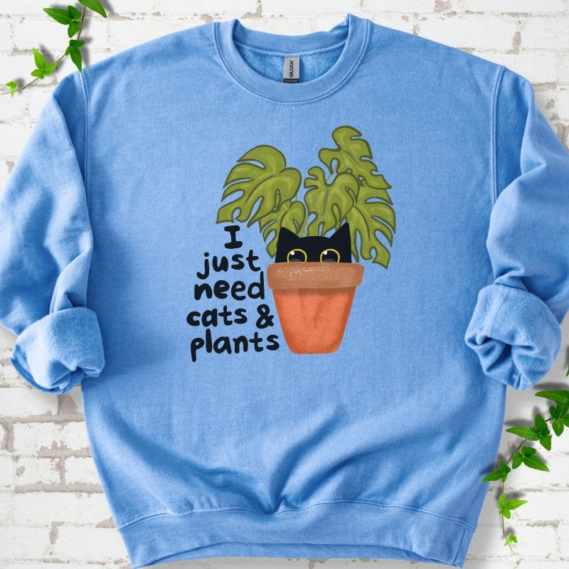 Need Cats & Plants Sweatshirt