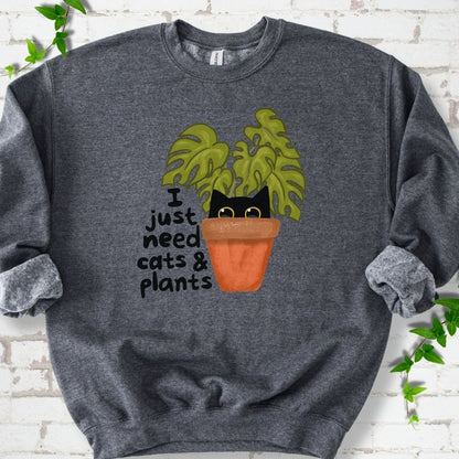 Need Cats & Plants Sweatshirt