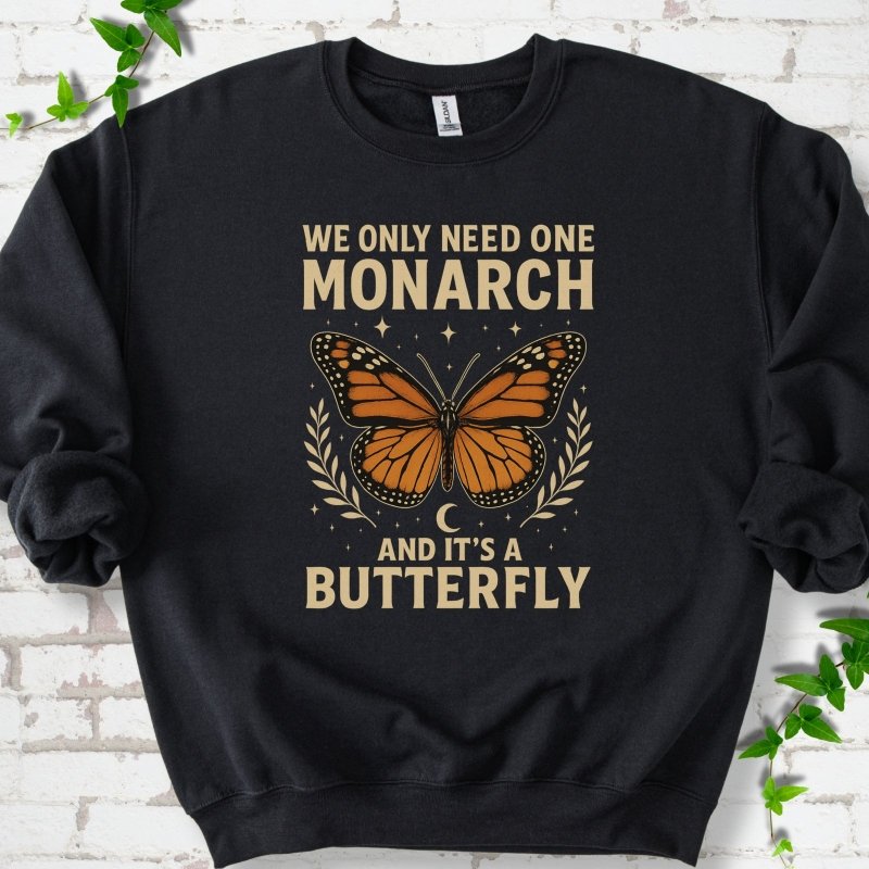One Monarch Butterfly Sweatshirt