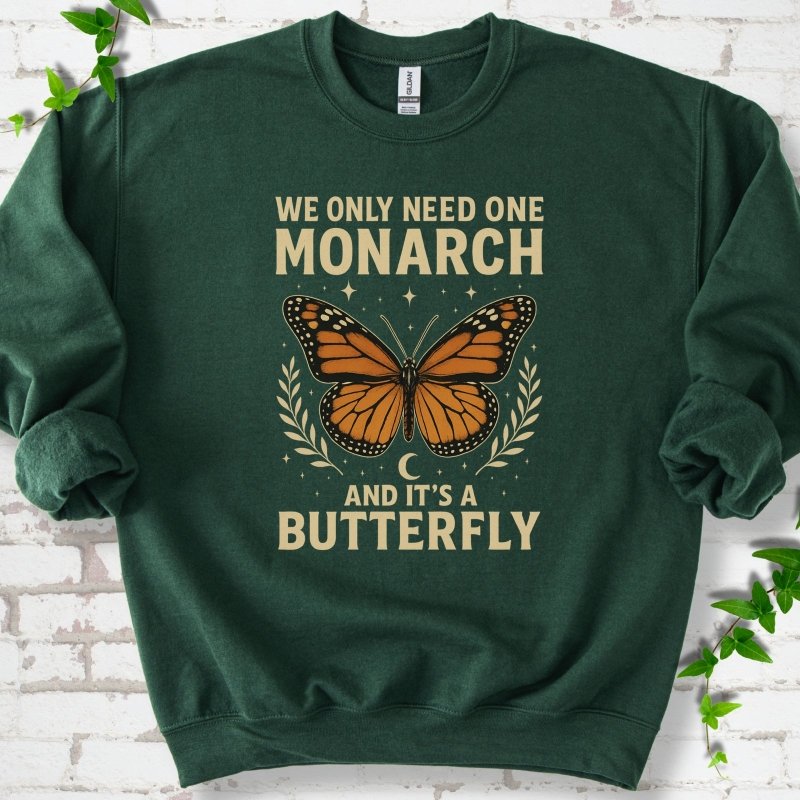 One Monarch Butterfly Sweatshirt