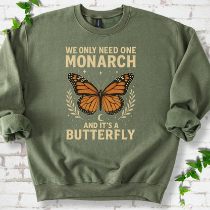One Monarch Butterfly Sweatshirt