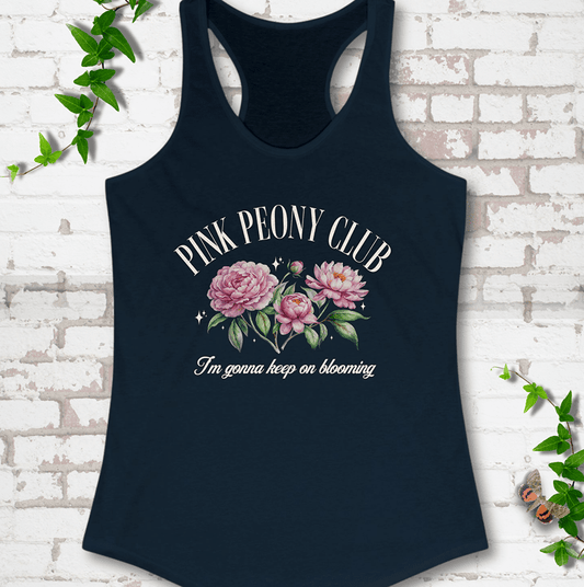 Pink Peony Club Tank