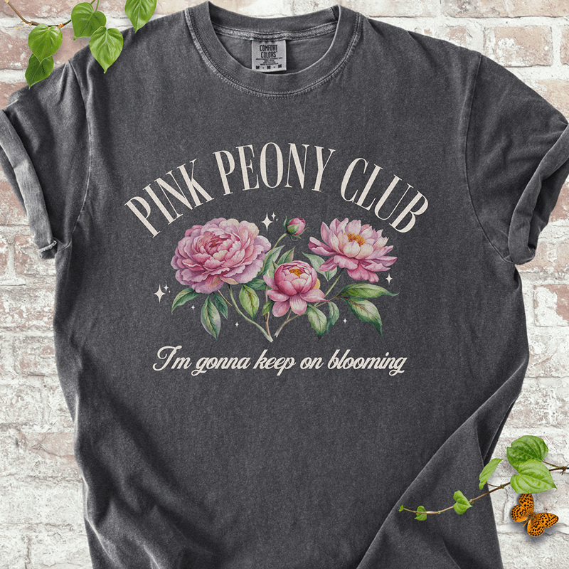 Pink Peony Club T-shirt