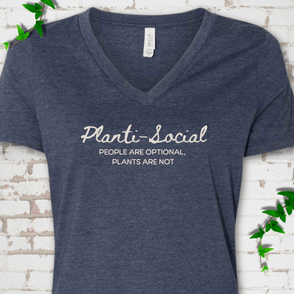 Planti-Social V-Neck T-Shirt