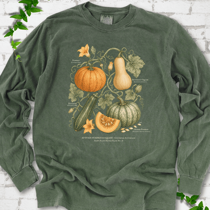 Pumpkin & Squash Botanical LS T-Shirt