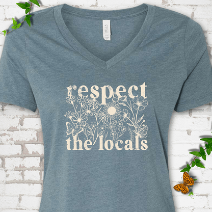Respect the Locals V-Neck T-Shirt