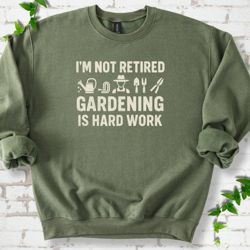 Retired Gardening Sweatshirt
