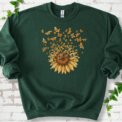 Sunflower Butterfly Burst Sweatshirt