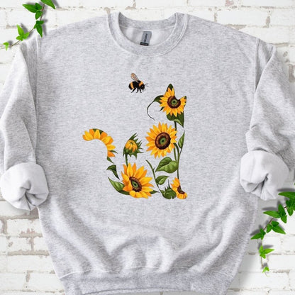 Sunflower Cat Sweatshirt