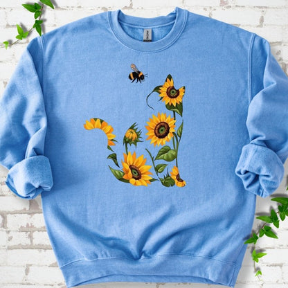 Sunflower Cat Sweatshirt