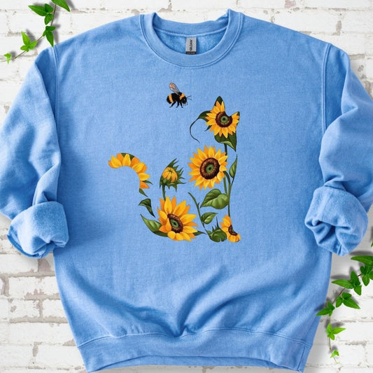 Sunflower Cat Sweatshirt