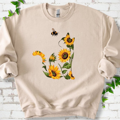 Sunflower Cat Sweatshirt