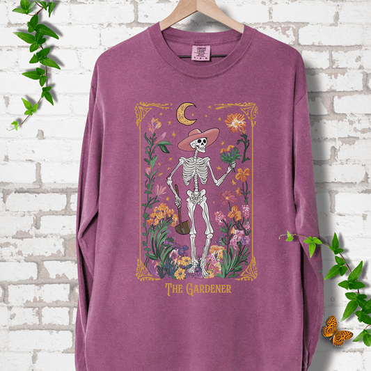 The Gardener Tarot LS T-Shirt