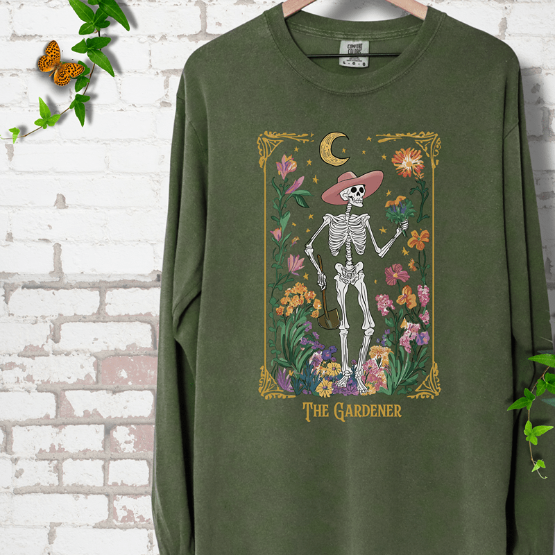 The Gardener Tarot LS T-Shirt