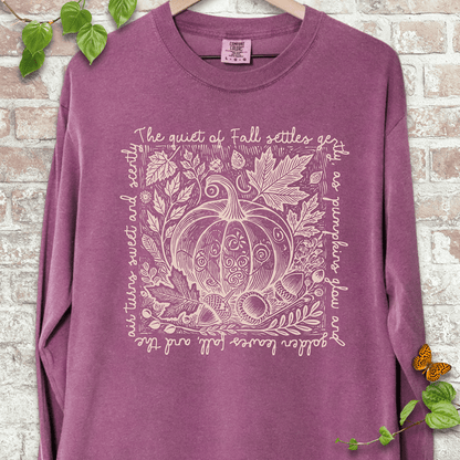 The Quiet of Fall  LS T-Shirt