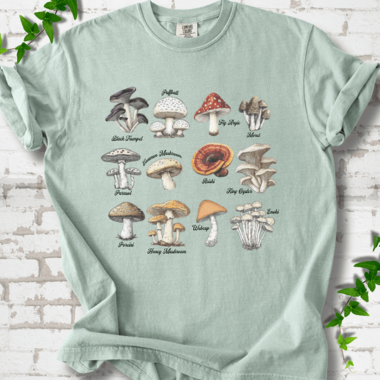 Vintage Mushroom Guide T-Shirt