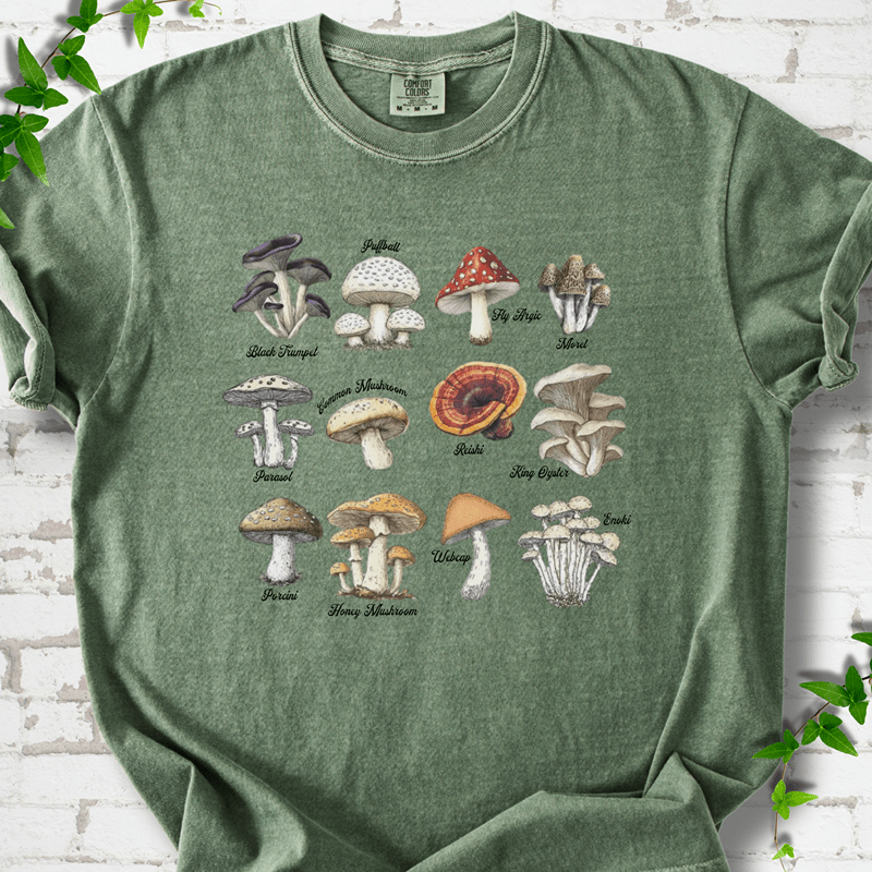 Vintage Mushroom Guide T-Shirt