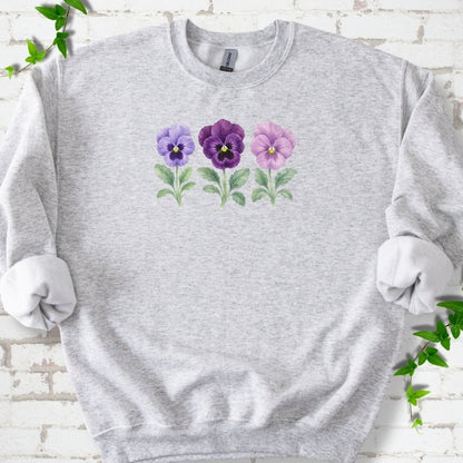 Vintage Pansies Sweatshirt