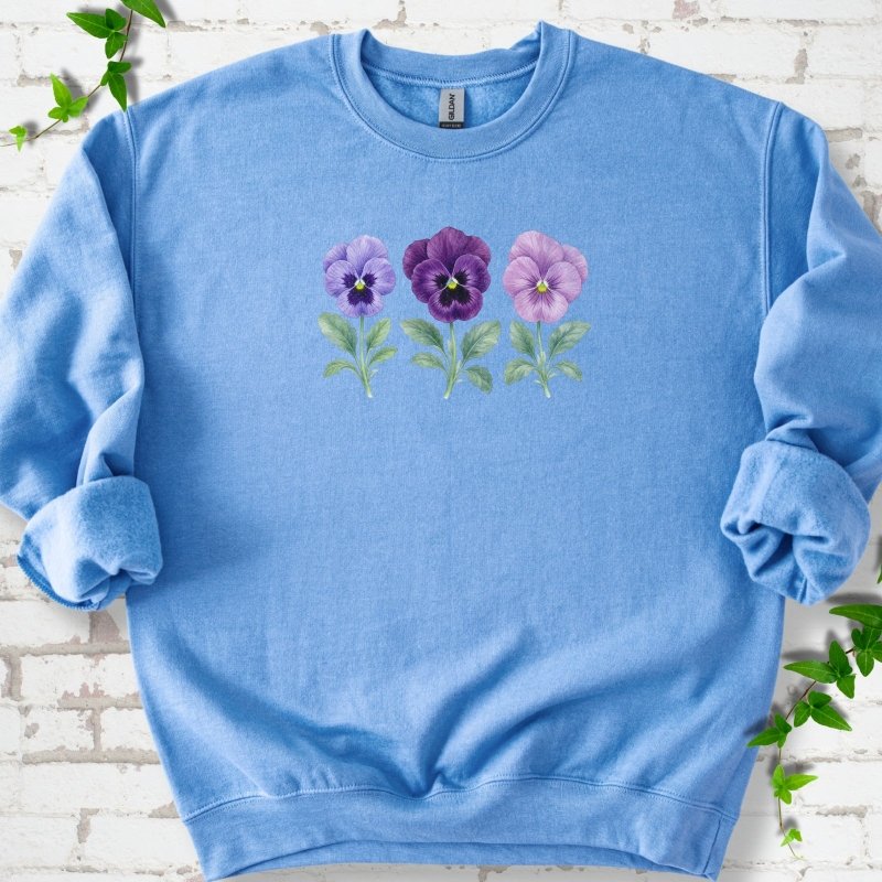 Vintage Pansies Sweatshirt