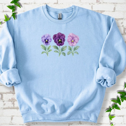 Vintage Pansies Sweatshirt