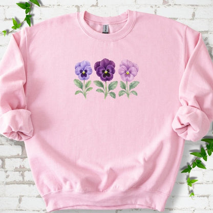 Vintage Pansies Sweatshirt
