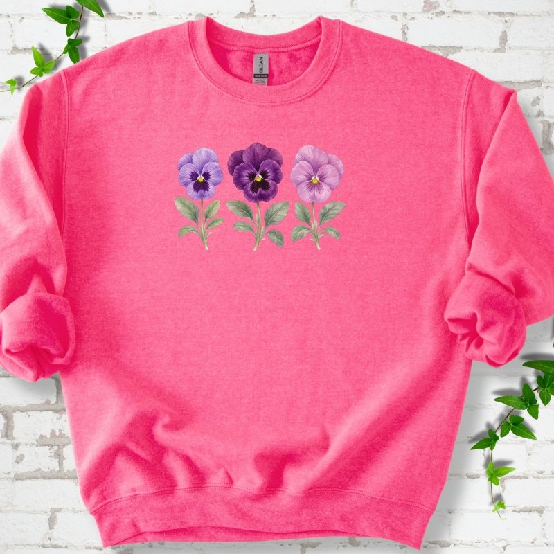 Vintage Pansies Sweatshirt