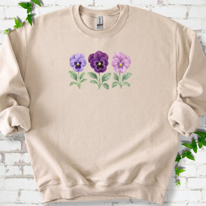Vintage Pansies Sweatshirt