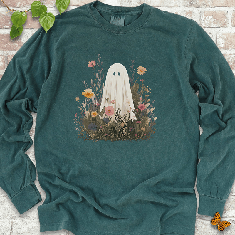 Wildflower Ghost  LS T-Shirt