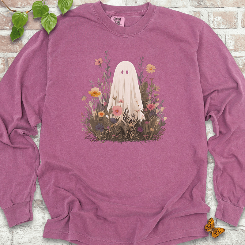 Wildflower Ghost  LS T-Shirt