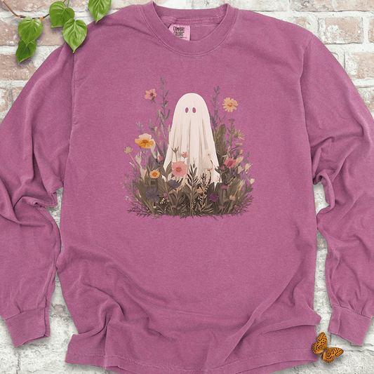 Wildflower Ghost  LS T-Shirt