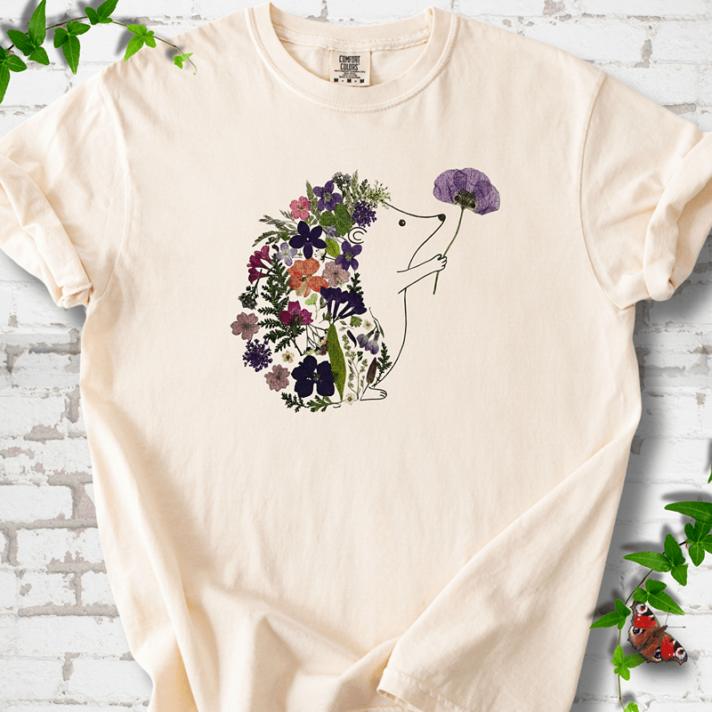 Wildflower Hedgehog T-Shirt