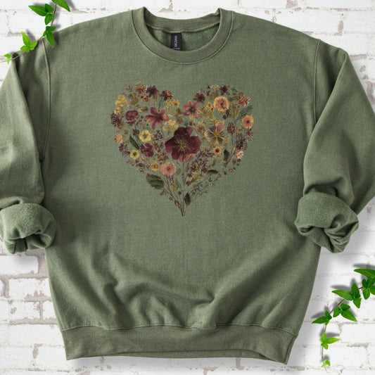 Wildflower Heart Sweatshirt