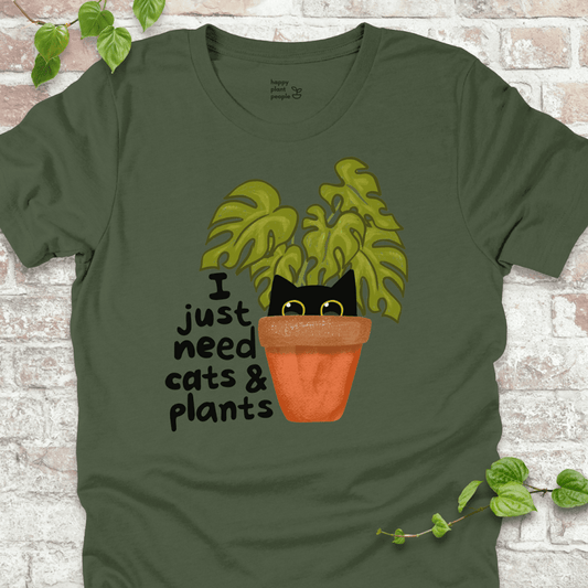 Need Cats & Plants T-Shirt